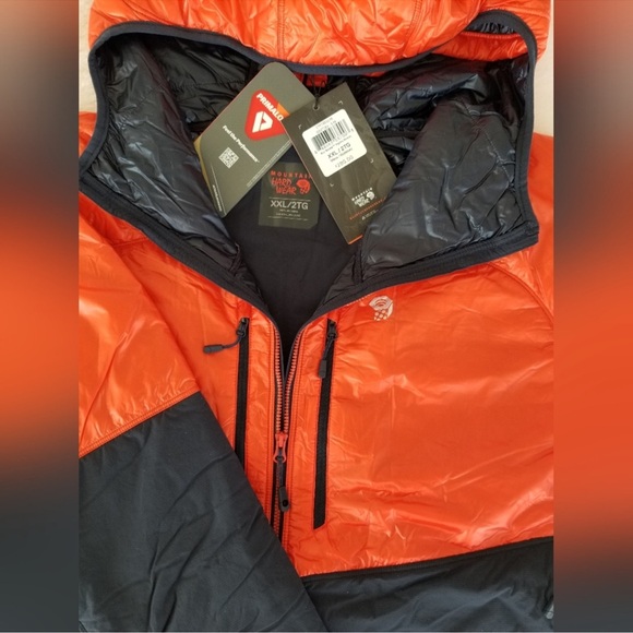 MOUNTAIN HARDWEAR KOR STRATA PRIMOLOFT INSULATION PERFORMANCE JACKET W HOOD XXL - Picture 3 of 8